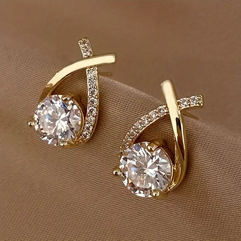 DAHLIA™ TWISTED TEARDROP EARRINGS