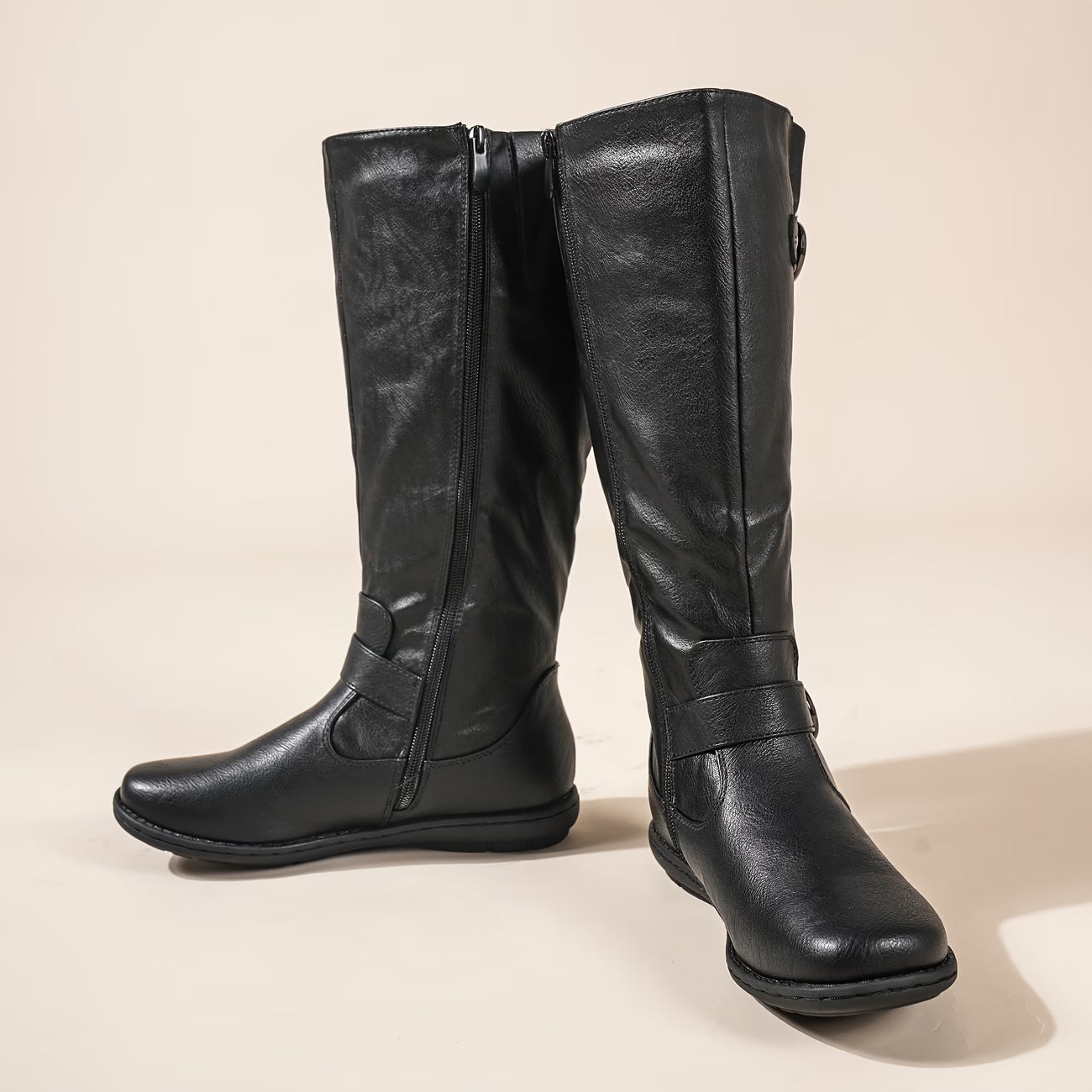 EMILY™ WIDE CALF FAUX FUR KNEE-HIGH BOOTS