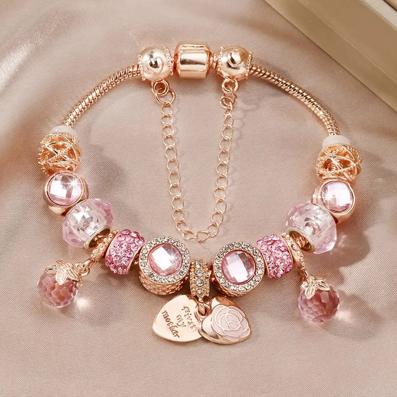 VERINA™ ROSE CHARM BRACELET
