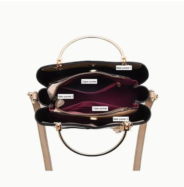 SOPHIA™ CHIC METAL TASSEL HANDBAG