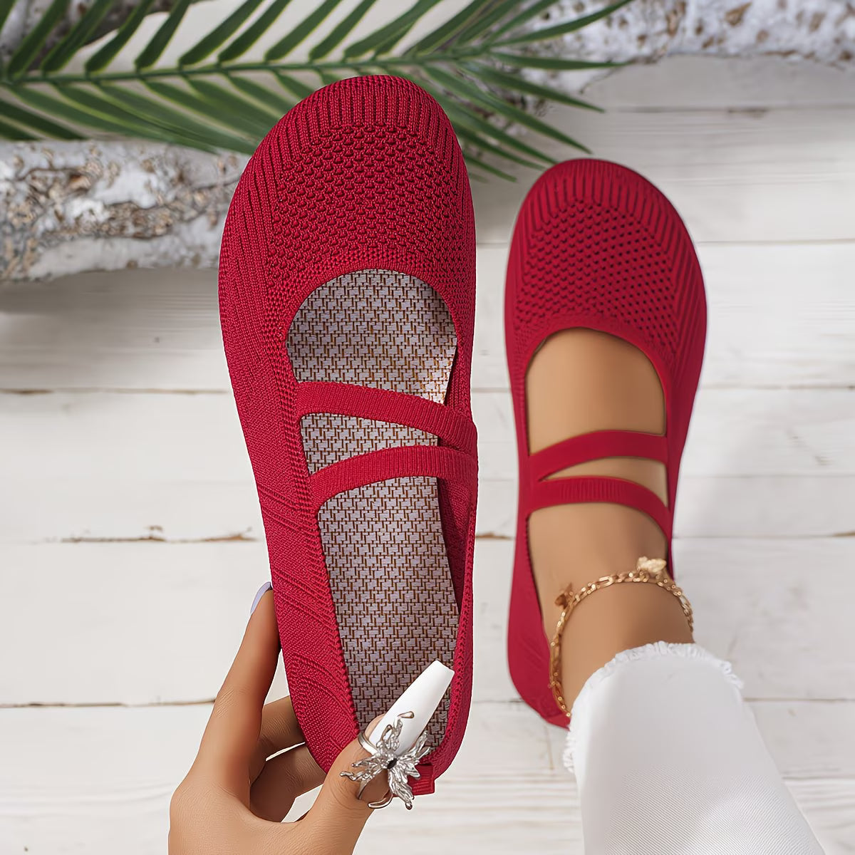 MADISON™ AIRWEAVE CROSS-STRAP SNEAKERS
