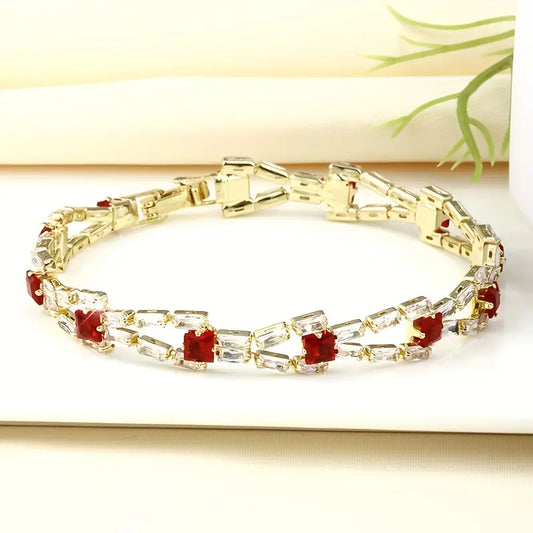 RAYNE™ DOUBLE-ROW TENNIS BRACELET