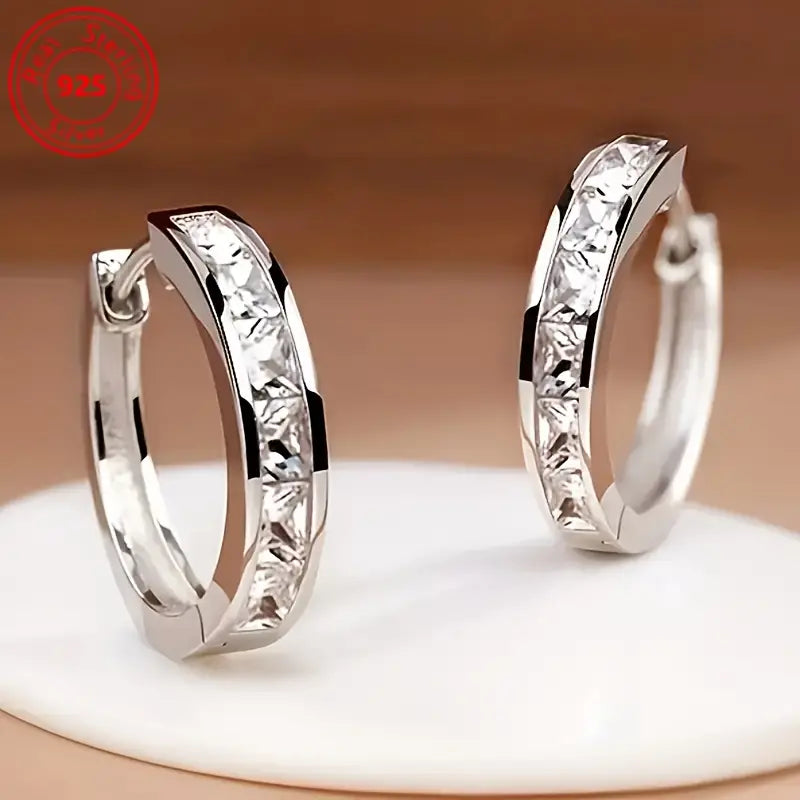 LAYLA™ PURE SILVER ZIRCONIA EARRINGS