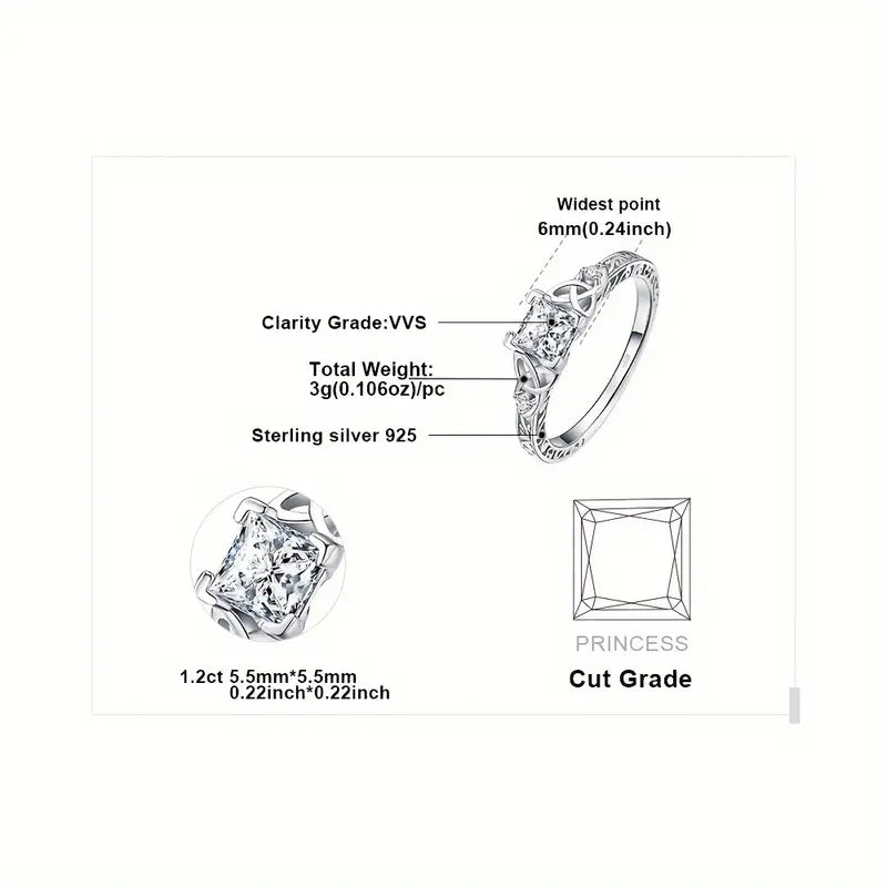 AURELIA™ PRINCESS CUT ENGAGEMENT RING