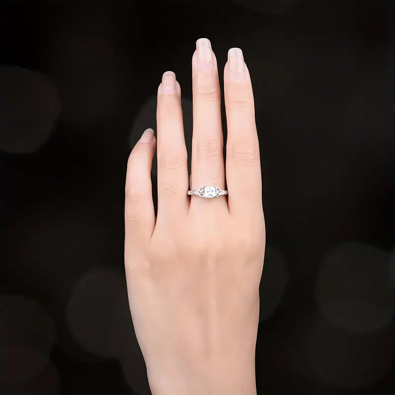 AURELIA™ PRINCESS CUT ENGAGEMENT RING