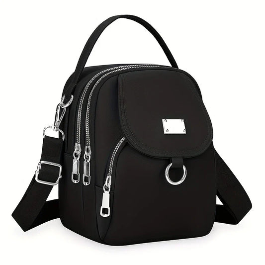 MODA CARRY™ — WOMEN’S OXFORD CLOTH MESSENGER BAG