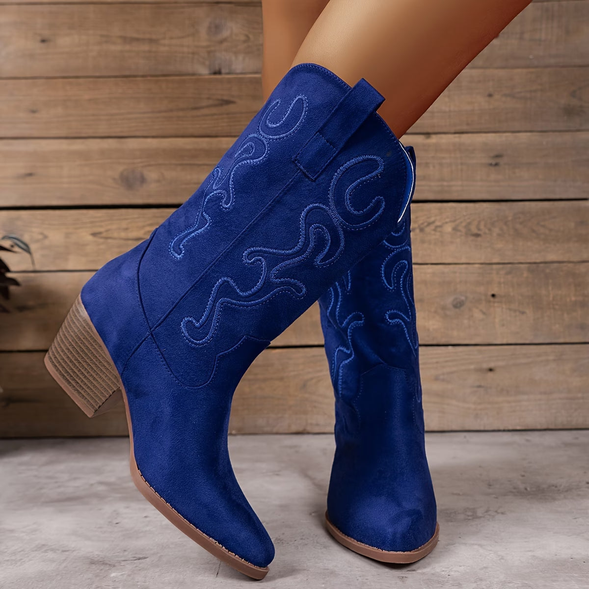 SCARLETT™ EMBROIDERED WESTERN COWBOY BOOTS