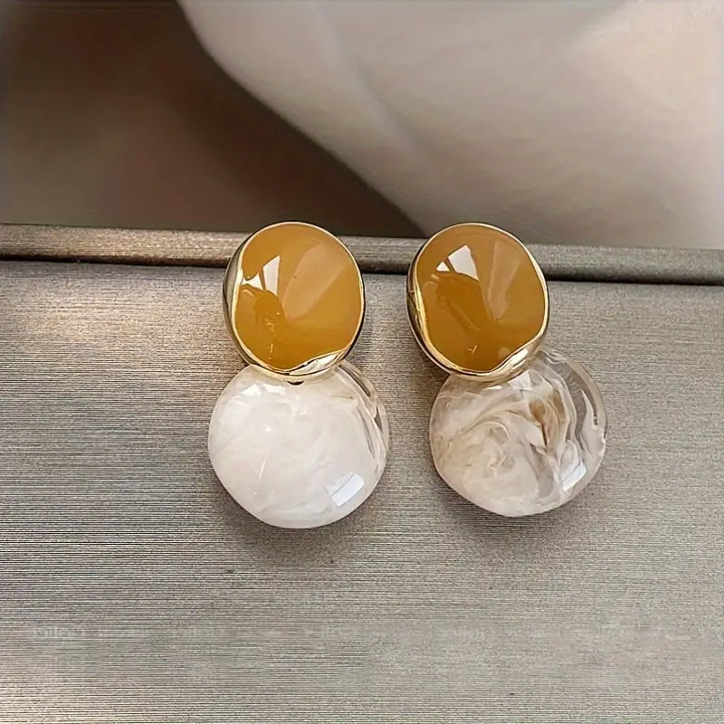 NOELLE™ BROWN DROP EARRINGS
