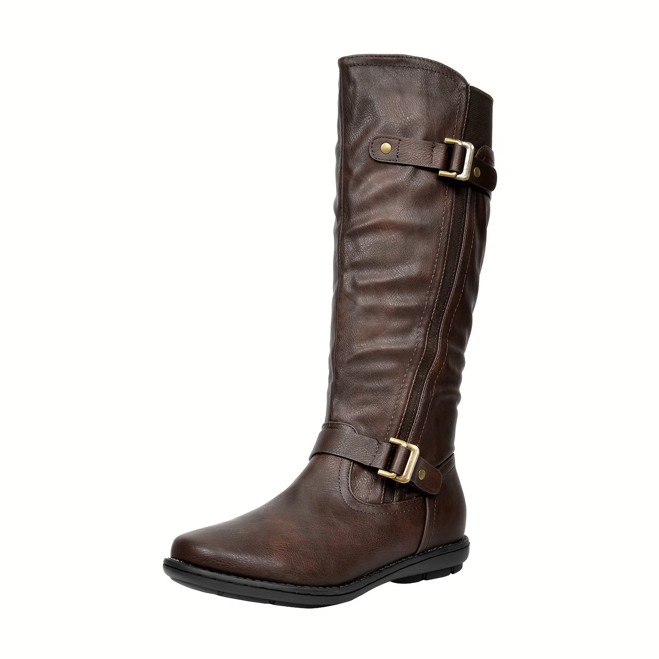 OLIVIA™ FAUX FUR-LINED KNEE-HIGH AUTUMN BOOTS