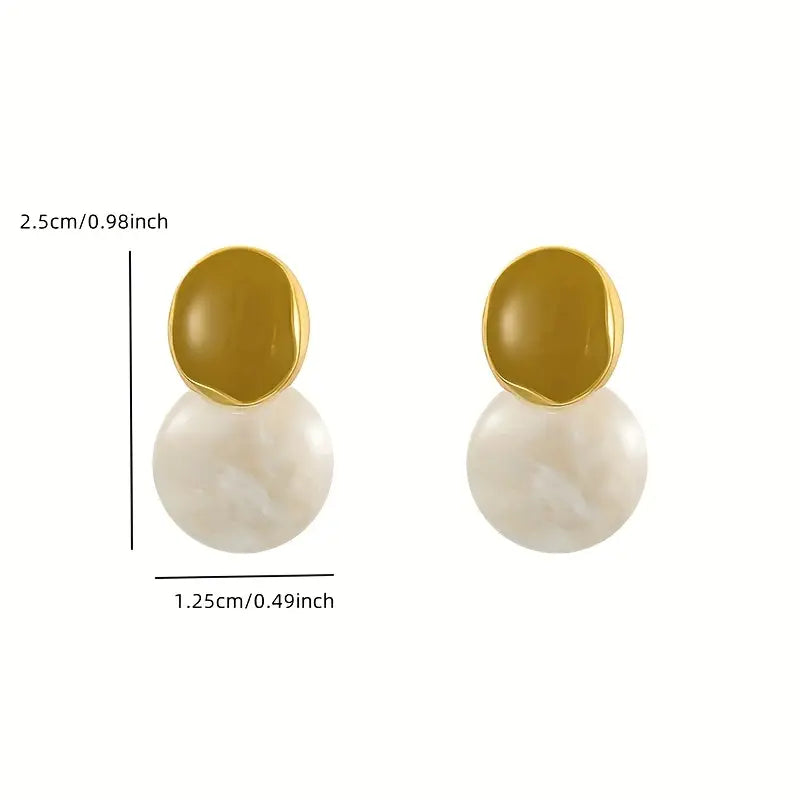 NOELLE™ BROWN DROP EARRINGS