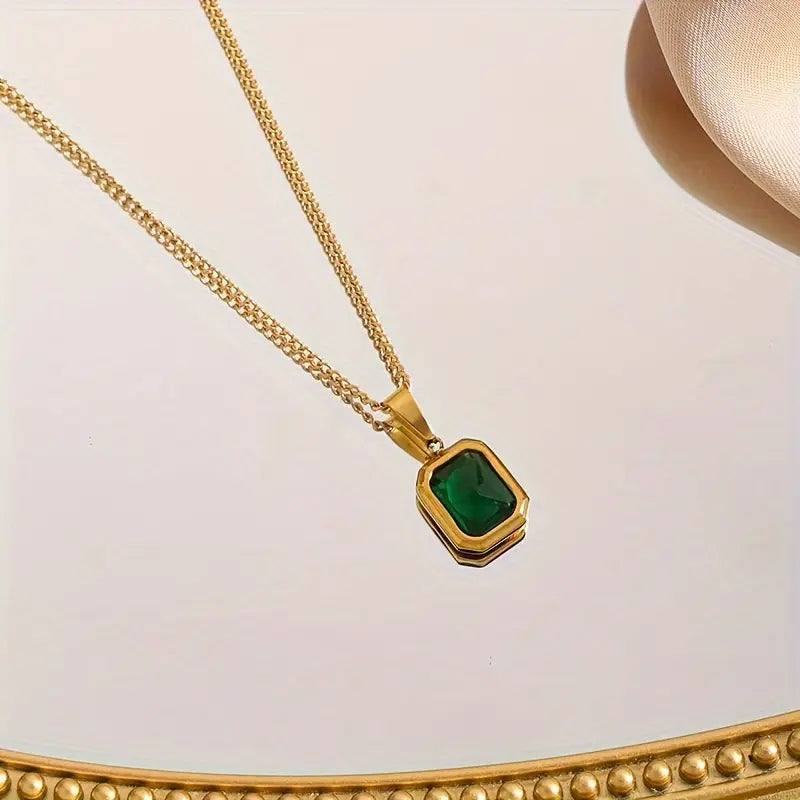 ALTHEA™ GREEN GEMSTONE NECKLACE
