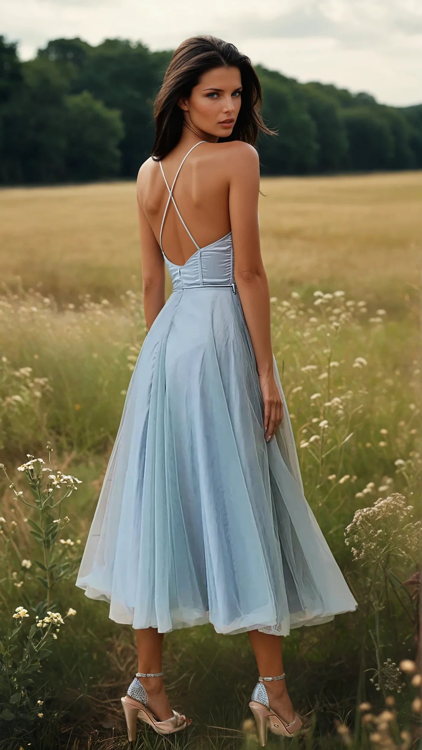 ÉTOILE™ – STRAPLESS CHIFFON PRINCESS EVENING DRESS