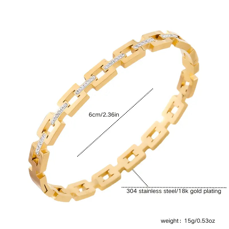 TALIA™ INFINITY BANGLE BRACELET