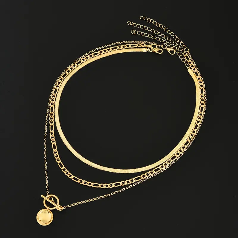 SASHA™ 3-PIECE LAYERED NECKLACE SET