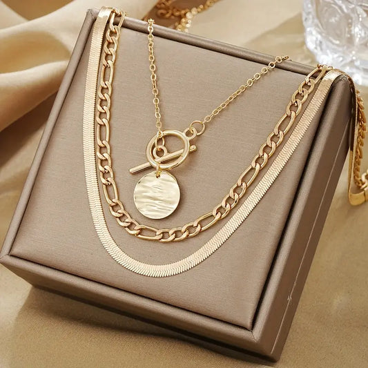 SASHA™ 3-PIECE LAYERED NECKLACE SET
