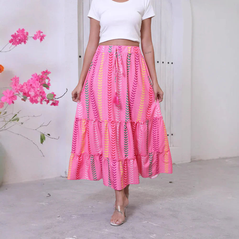 SOLÉA™ BOHO MAXI SKIRT