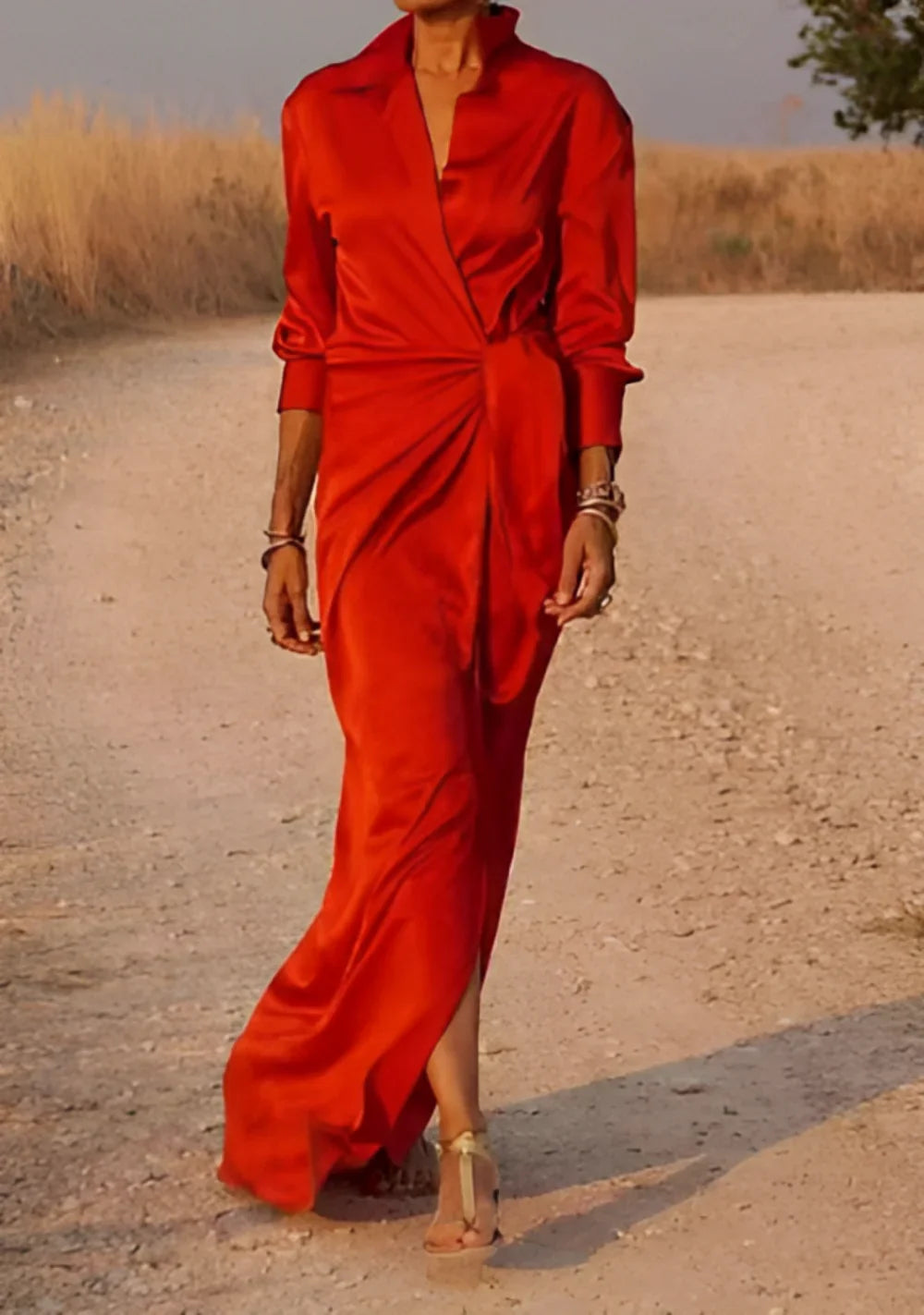 XÉLANI™ – WOMEN’S PARTY DRESS WITH BOW DETAIL