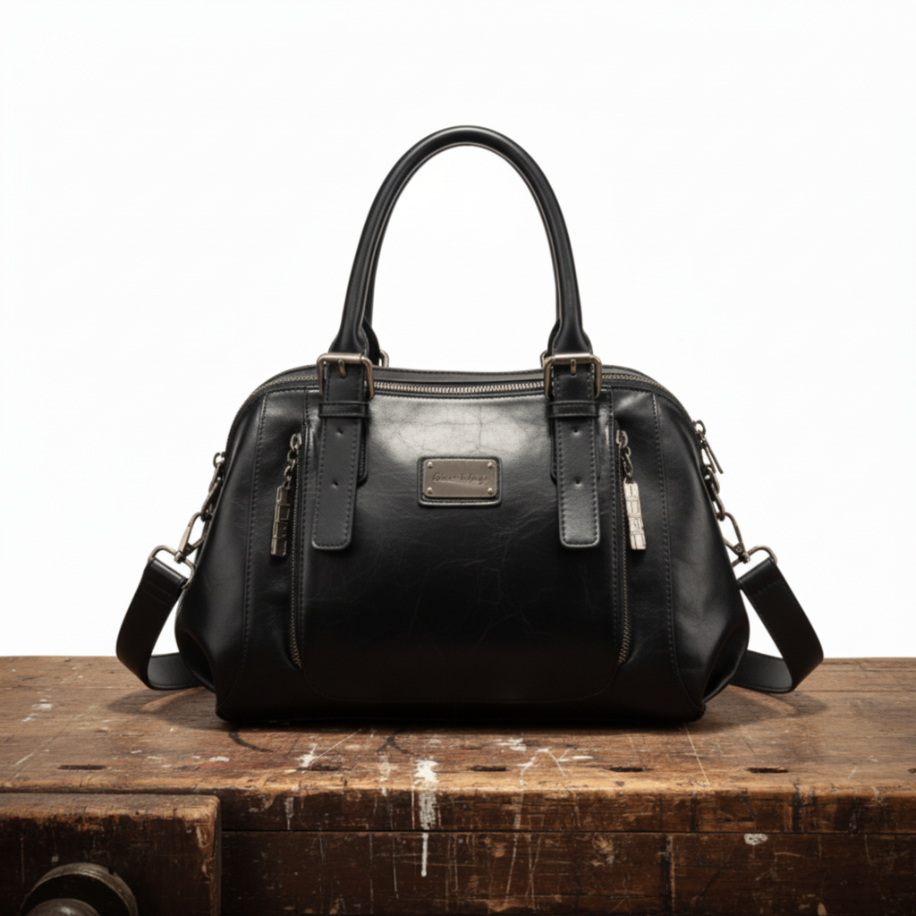 Red luxury cube bag