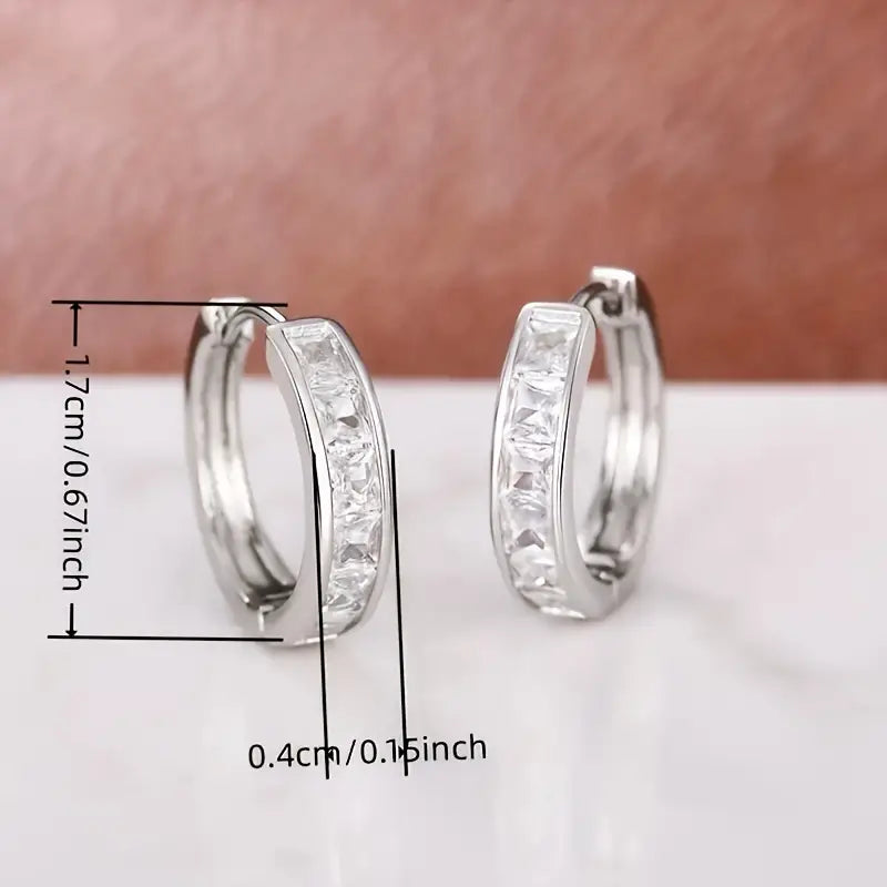 LAYLA™ PURE SILVER ZIRCONIA EARRINGS