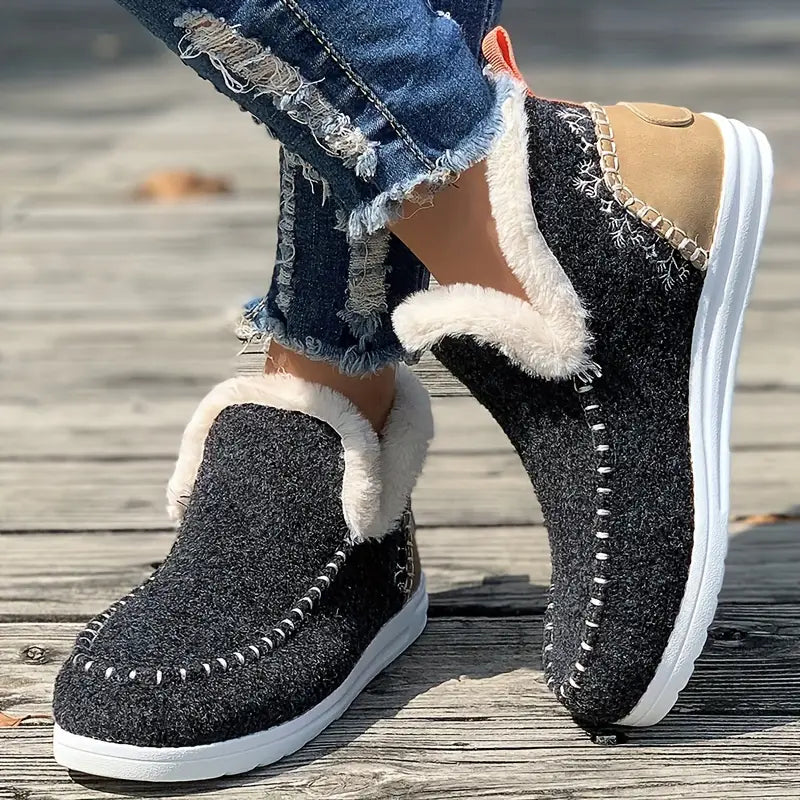 WINTARRA™ WOMEN'S PLUSH-LINED ORTHOPEDIC LOAFERS