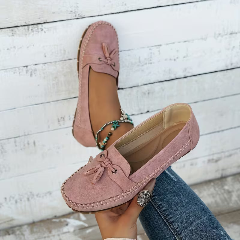 CERES | WHEAT-EMBELLISHED COMFORT-FIT LOAFERS