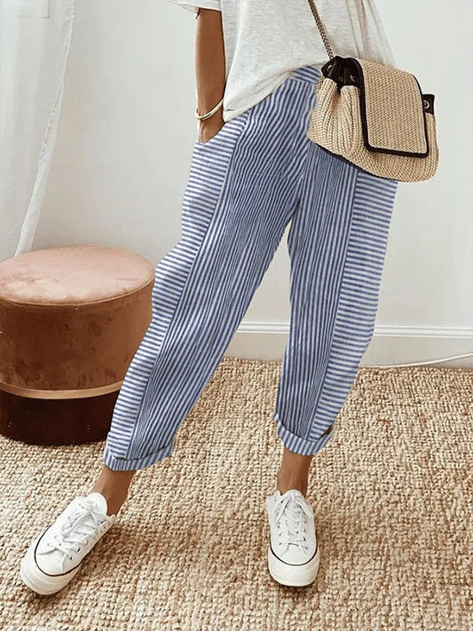 WOMEN STRIPE PANTS