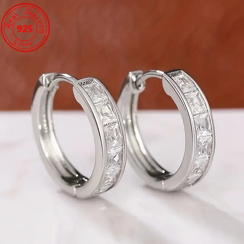 LAYLA™ PURE SILVER ZIRCONIA EARRINGS