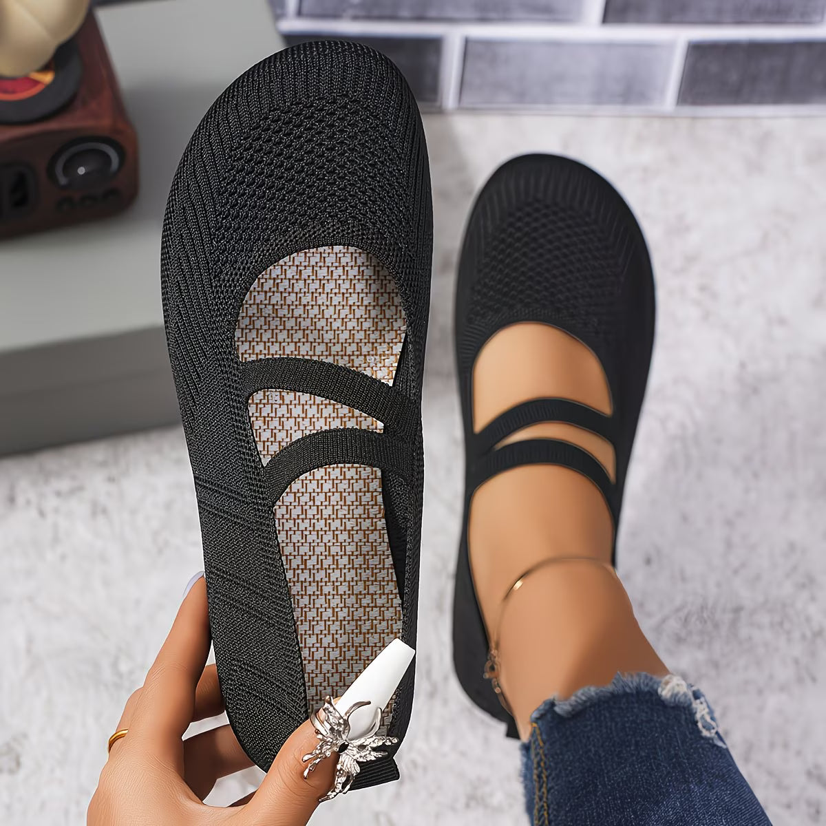 MADISON™ AIRWEAVE CROSS-STRAP SNEAKERS