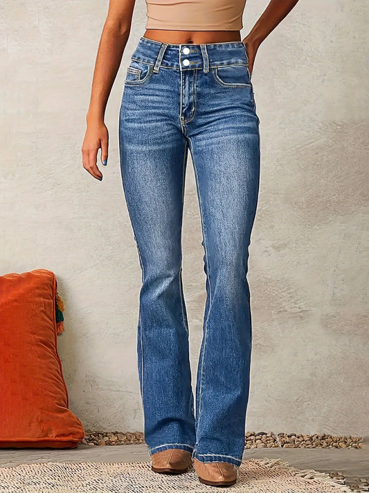 VIONÉ™ HIGH-WAIST FLARED JEANS