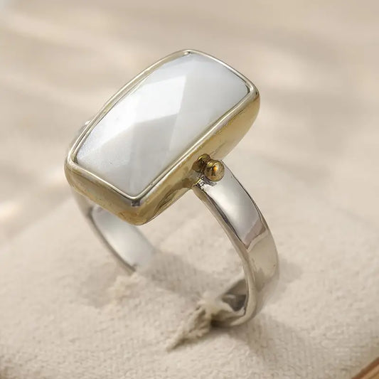 HALISE™ MARBLE BEZEL RING