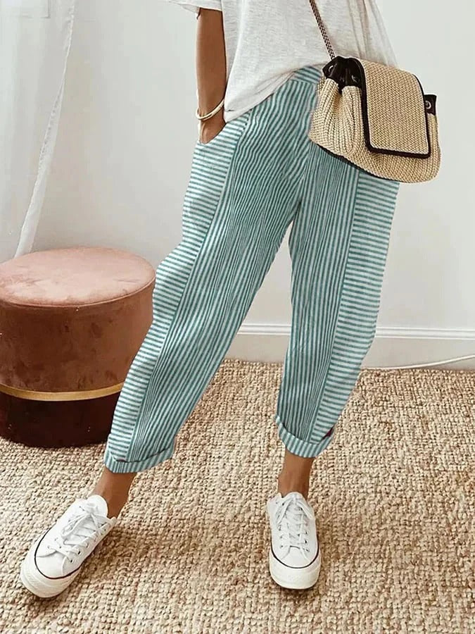 WOMEN STRIPE PANTS