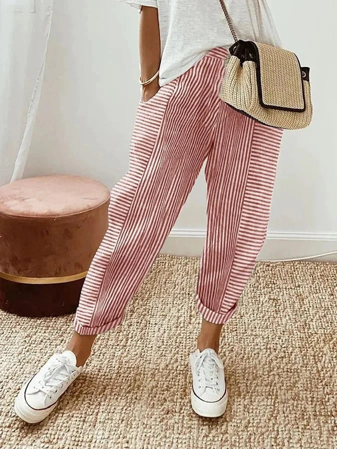 WOMEN STRIPE PANTS